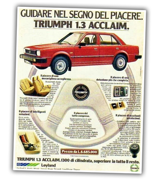 Illustration for article titled Meh Car Monday: The Fine, Decent And Confusing Triumph Acclaim